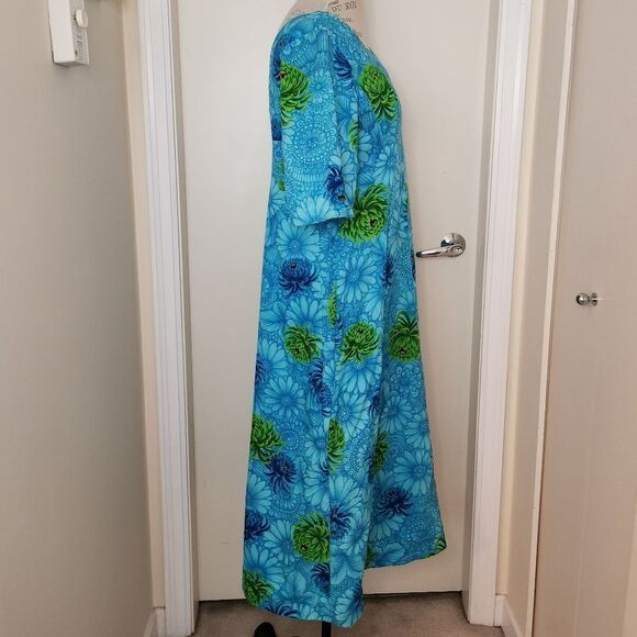 Ui-Maikai 60s Floral Maxi Dress - Picture 3 of 13